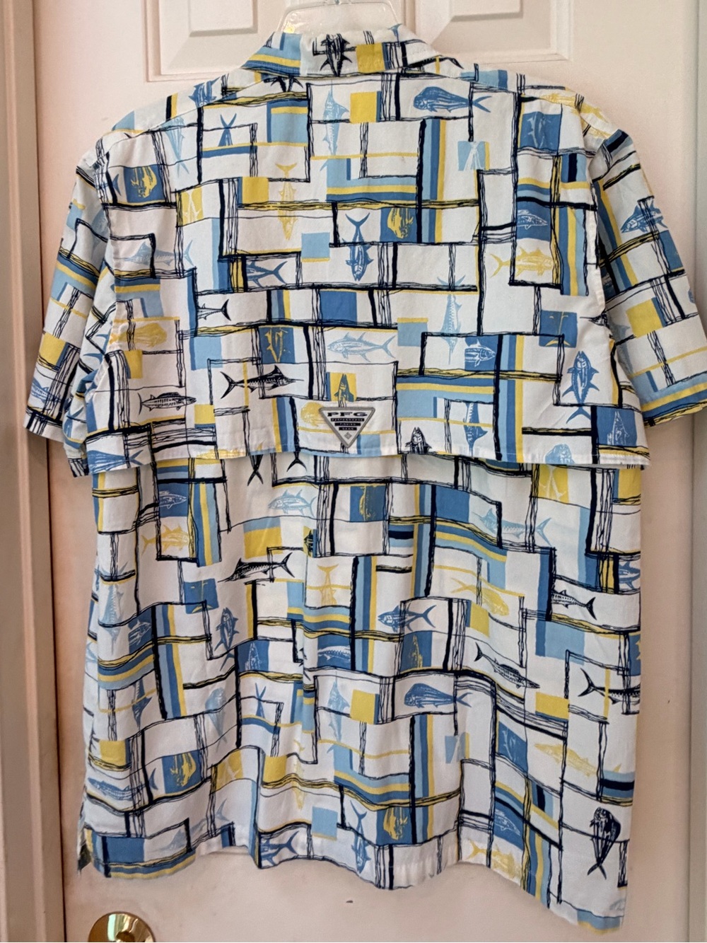 Columbia PFG Shirt, Short Sleeve Vented Lightweight Fishing, Men's Size Small - Picture 11 of 16